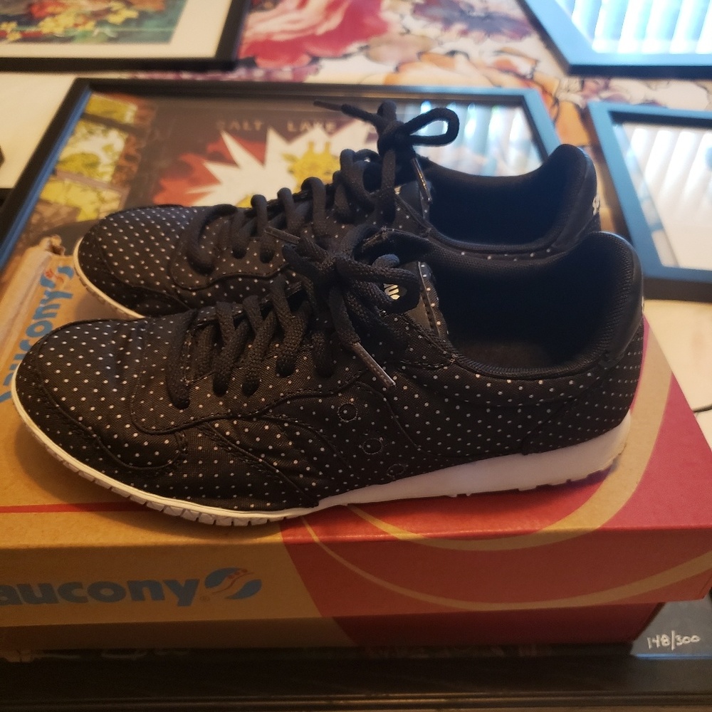 Polka dot sneakers